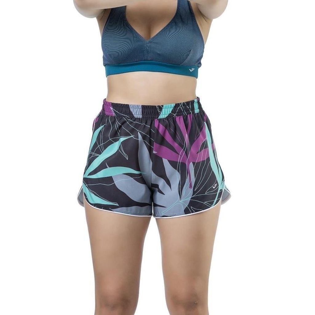 Shorts Elite Microfibra Em Estampa Digital - Feminino