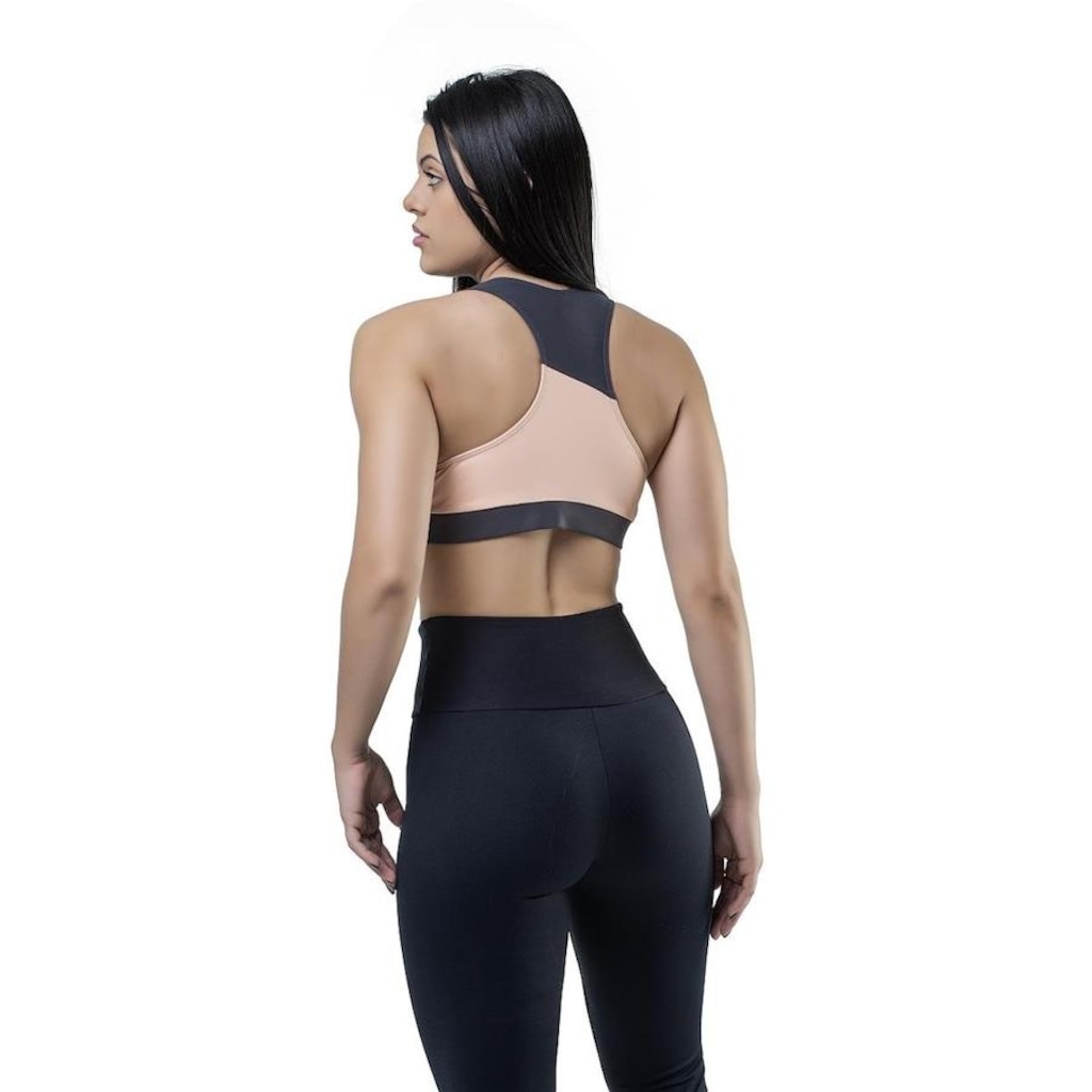 Imagem 2 do produto Top Fitness com Bojo Elite Recorte Premium UV50+ - Feminino