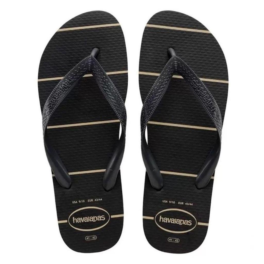 Chinelo Havaianas Color Essential Preto - Masculino - Foto 1