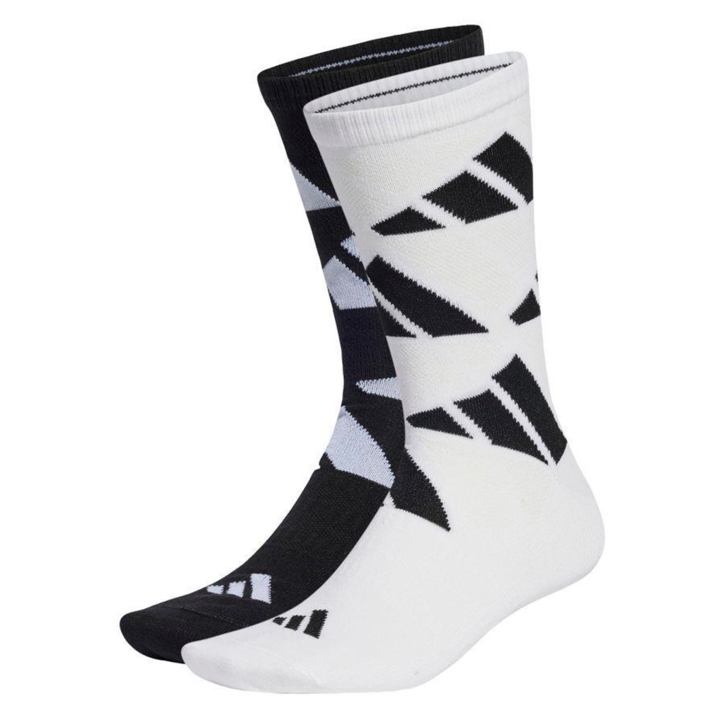Kit Meias Cano Médio adidas Aeroready Logo Brand Love com 2 Pares - Adulto - Foto 1