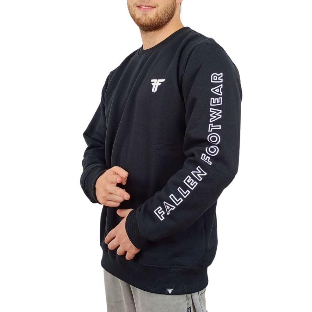Imagem 2 do produto Blusão de Moletom Fallen Logo Relevo - Masculino