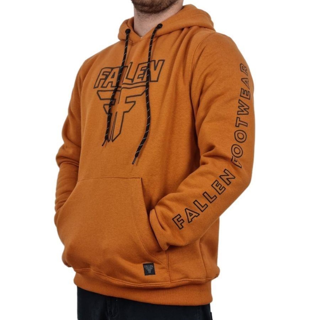 Imagem 2 do produto Blusão de Moletom com Capuz Fallen Silk Logo - Masculino