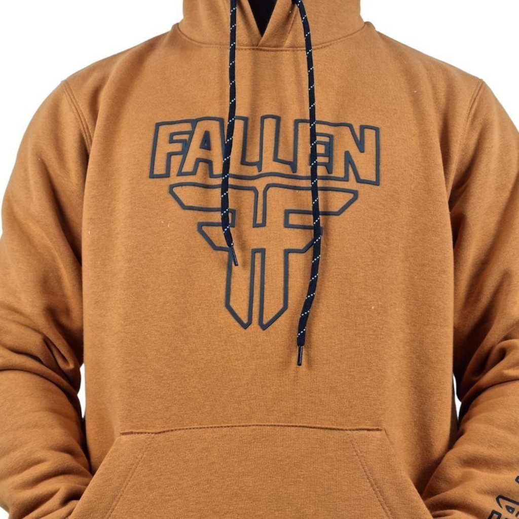 Imagem 4 do produto Blusão de Moletom com Capuz Fallen Silk Logo - Masculino