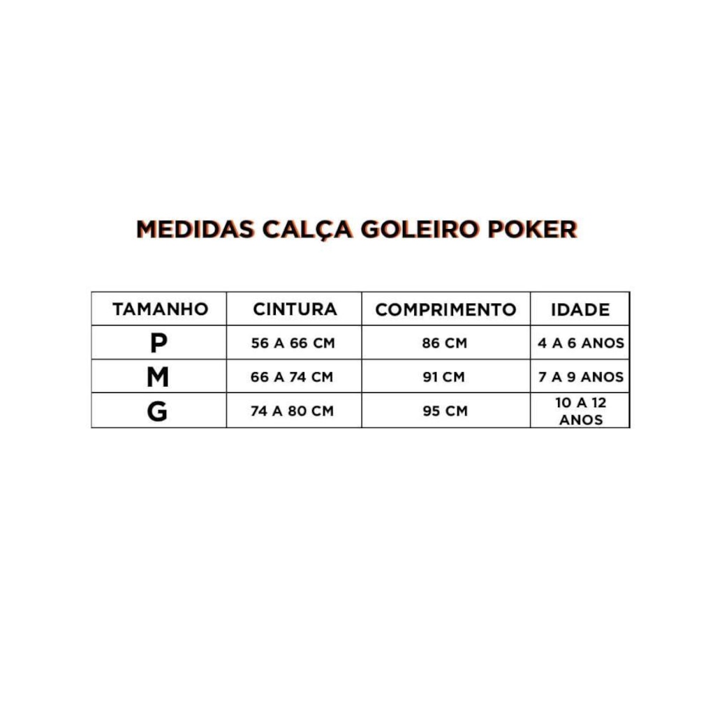 Imagem 5 do produto Calça de Goleiro Poker Mundial Junior 5 Futebol Campo Futsal - Infantil