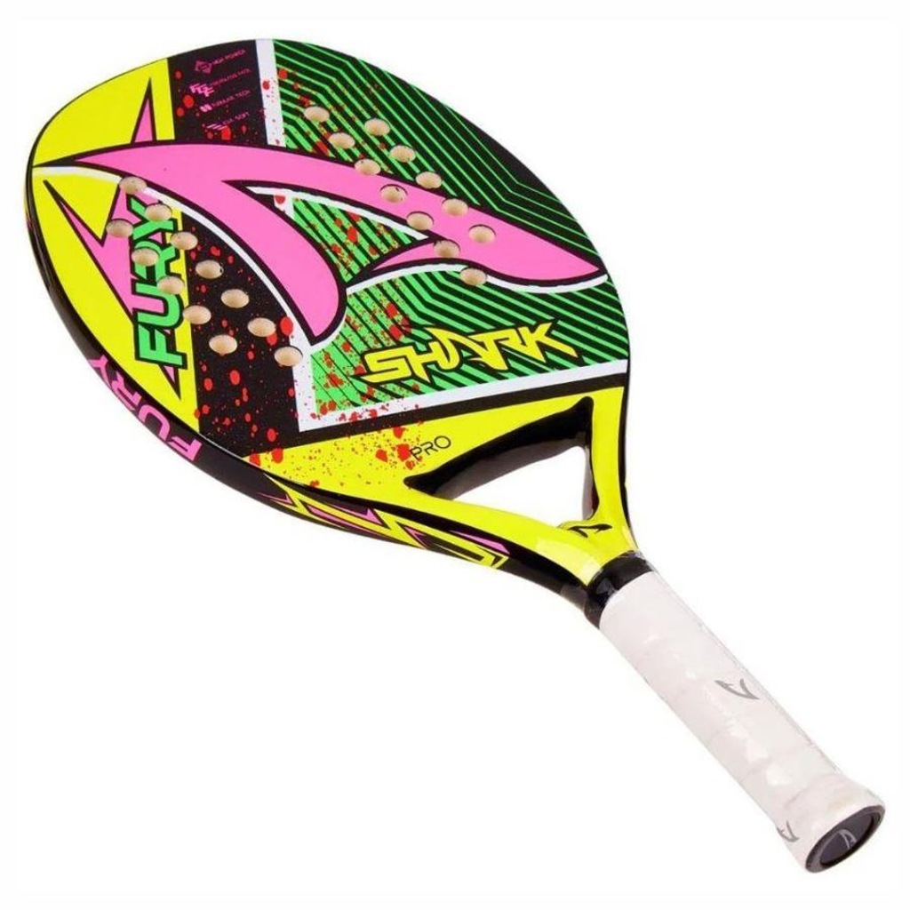 Raquete de Beach Tennis Shark Modelo Fury - Foto 2