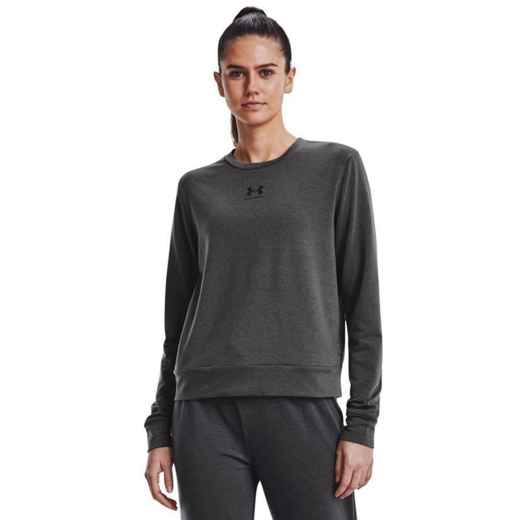 Imagem 1 do produto Blusão de Moletom Under Armour Rival Terry Crew - Feminino
