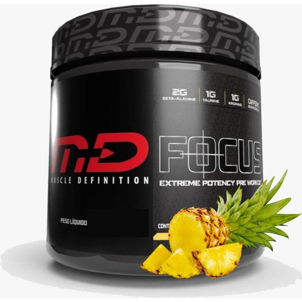 Pré Treino Focus Muscle Definition 159g - Abacaxi - Foto 1