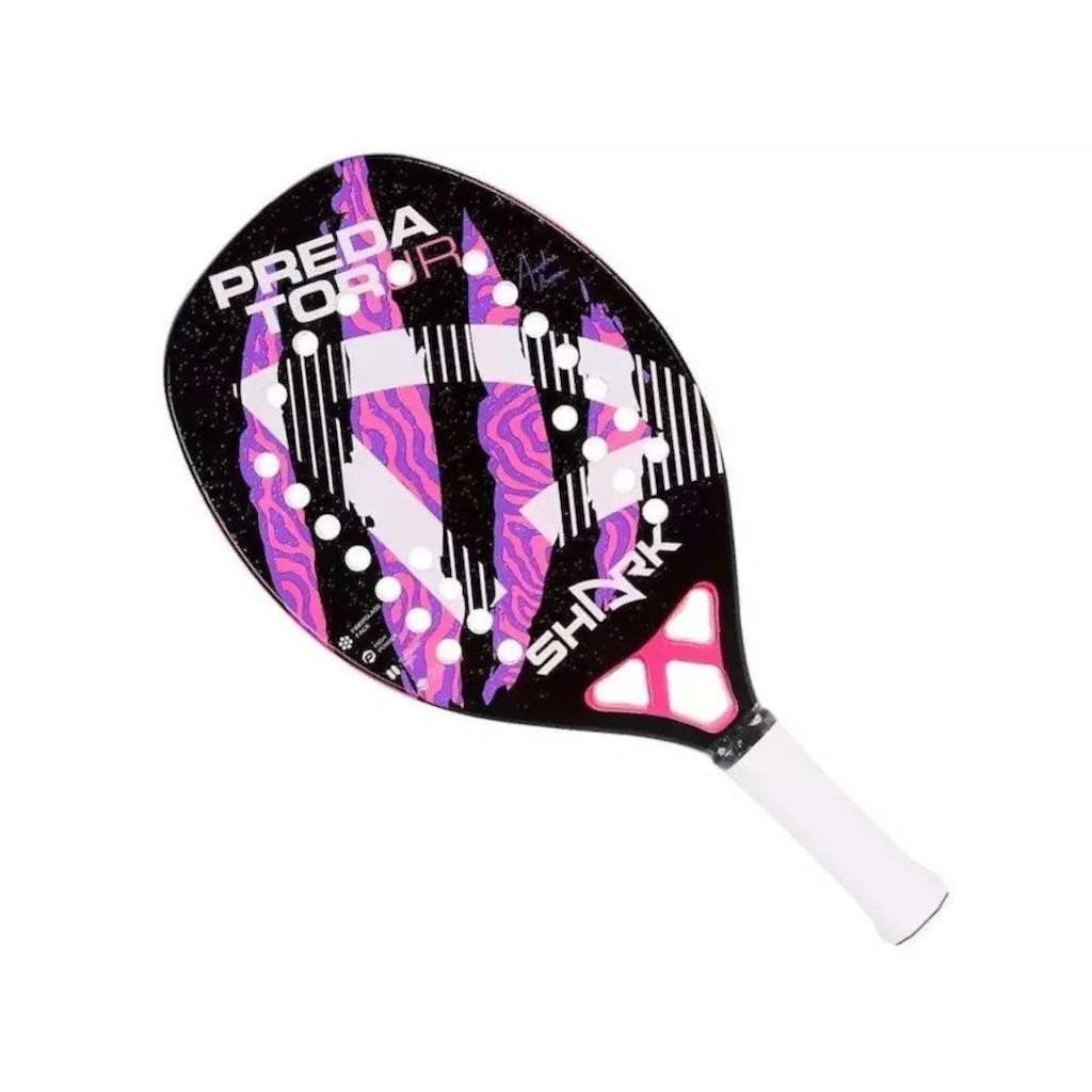 Raquete de Beach Tennis Shark Predator Junior 2023 - Foto 1