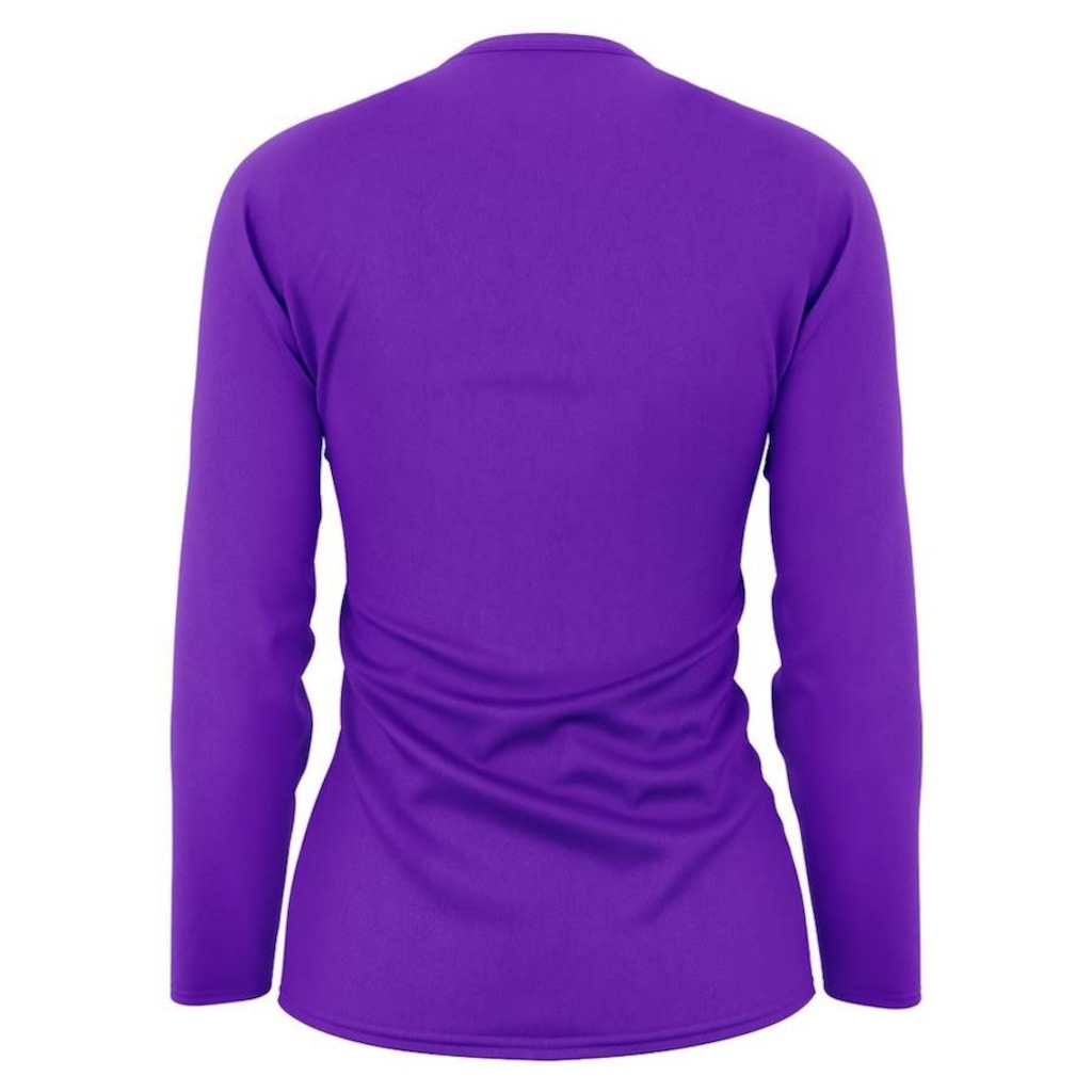 Imagem 2 do produto Camiseta Adriben Dry Fit Proteção Solar Uv Térmica Academia Manga Longa - Feminina