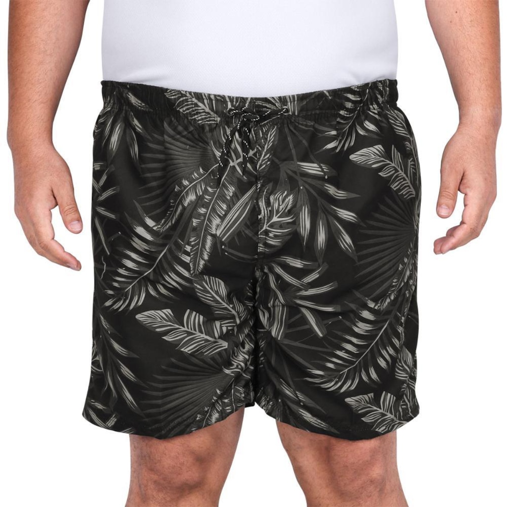 Shorts Bay Clamber Tropical Plus Size - Masculino - Foto 1