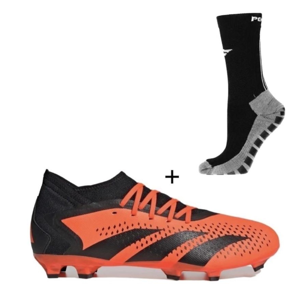 Chuteira de Campo adidas Predator Accuracy.3 Fg + Meia - Adulto - Foto 1