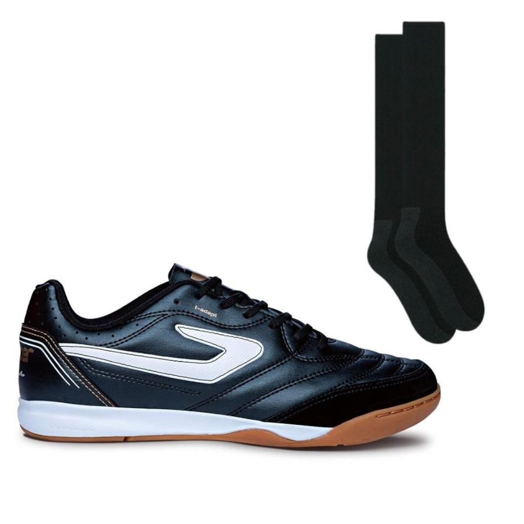 Chuteira Futsal Topper Maestro Td Iv + Meião - Adulto