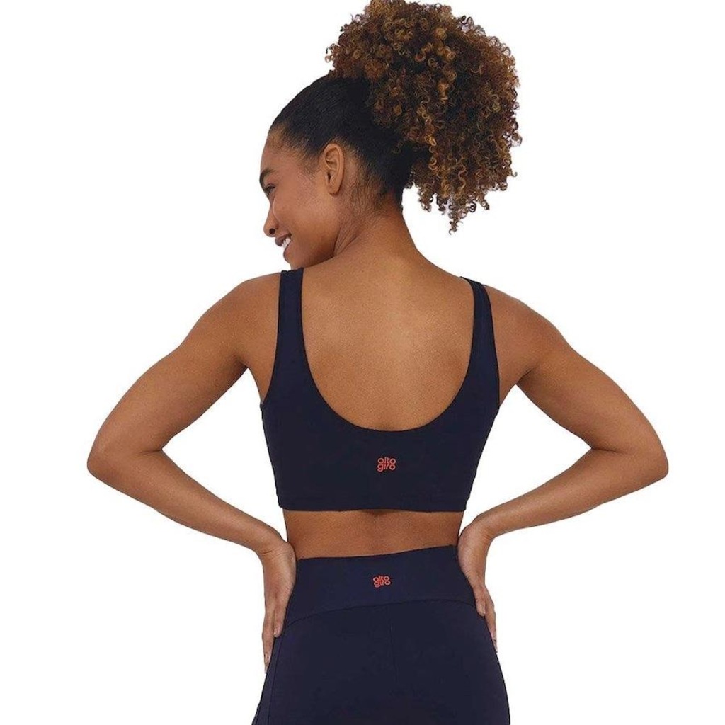 Imagem 4 do produto Top Fitness com Bojo Removível Alto Giro Hyper Sobreposto - Feminino
