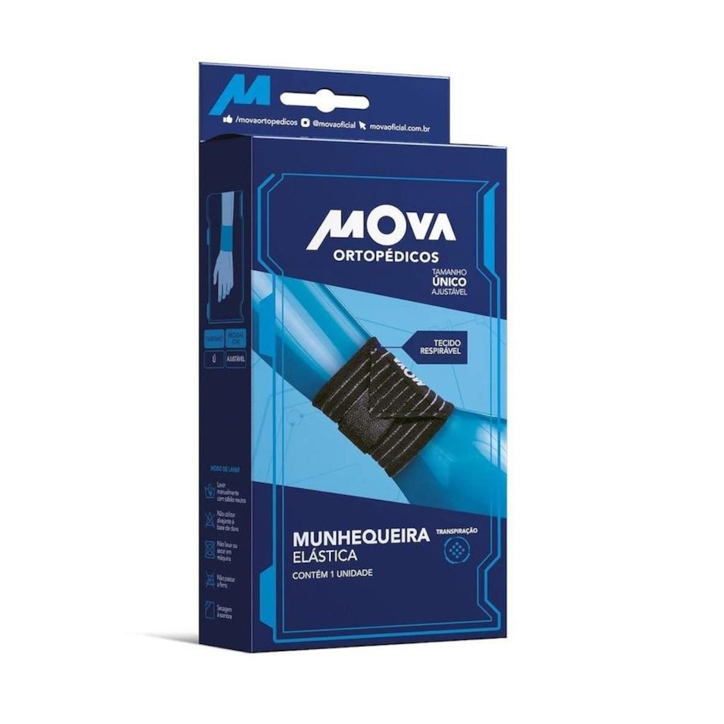 Imagem 2 do produto Munhequeira Elástica Flex - Mova