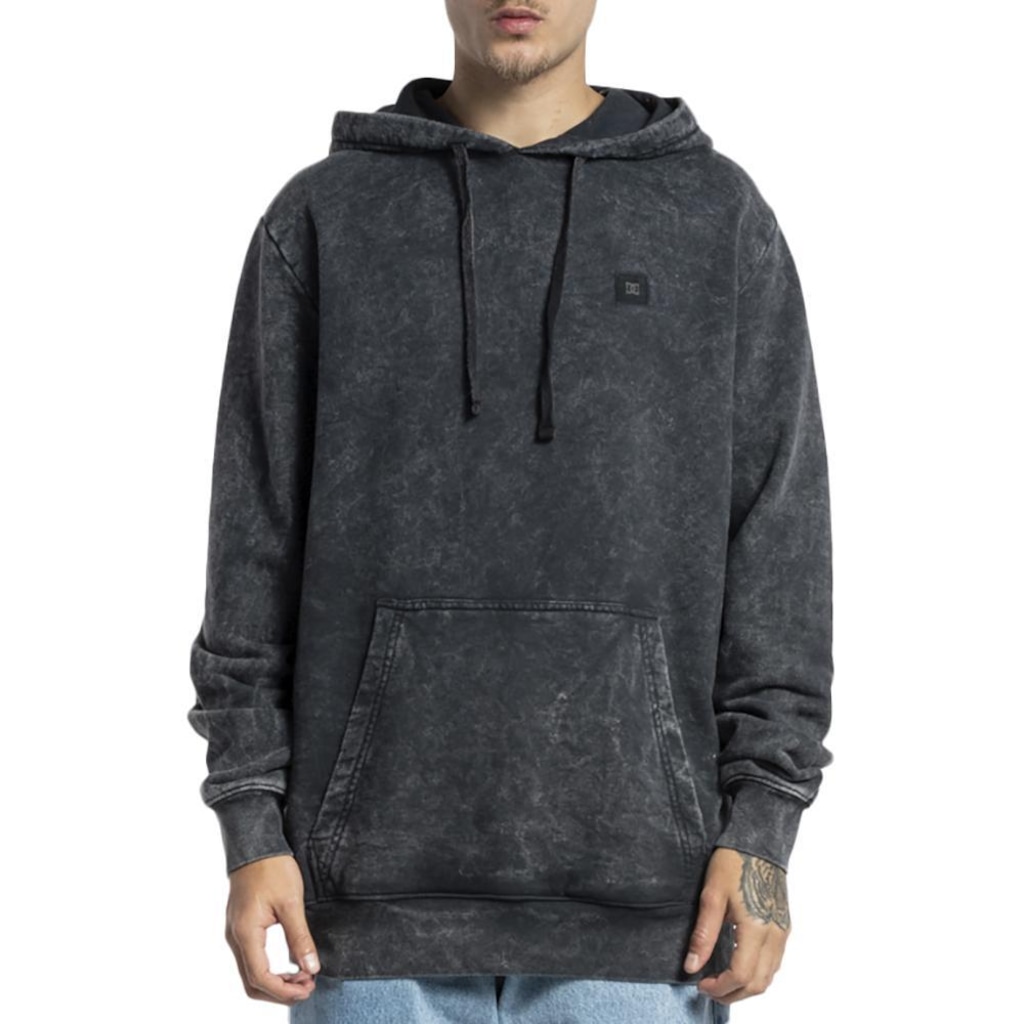 Blusão de Moletom com Capuz DC Shoes Canguru DC 1994 - Masculino