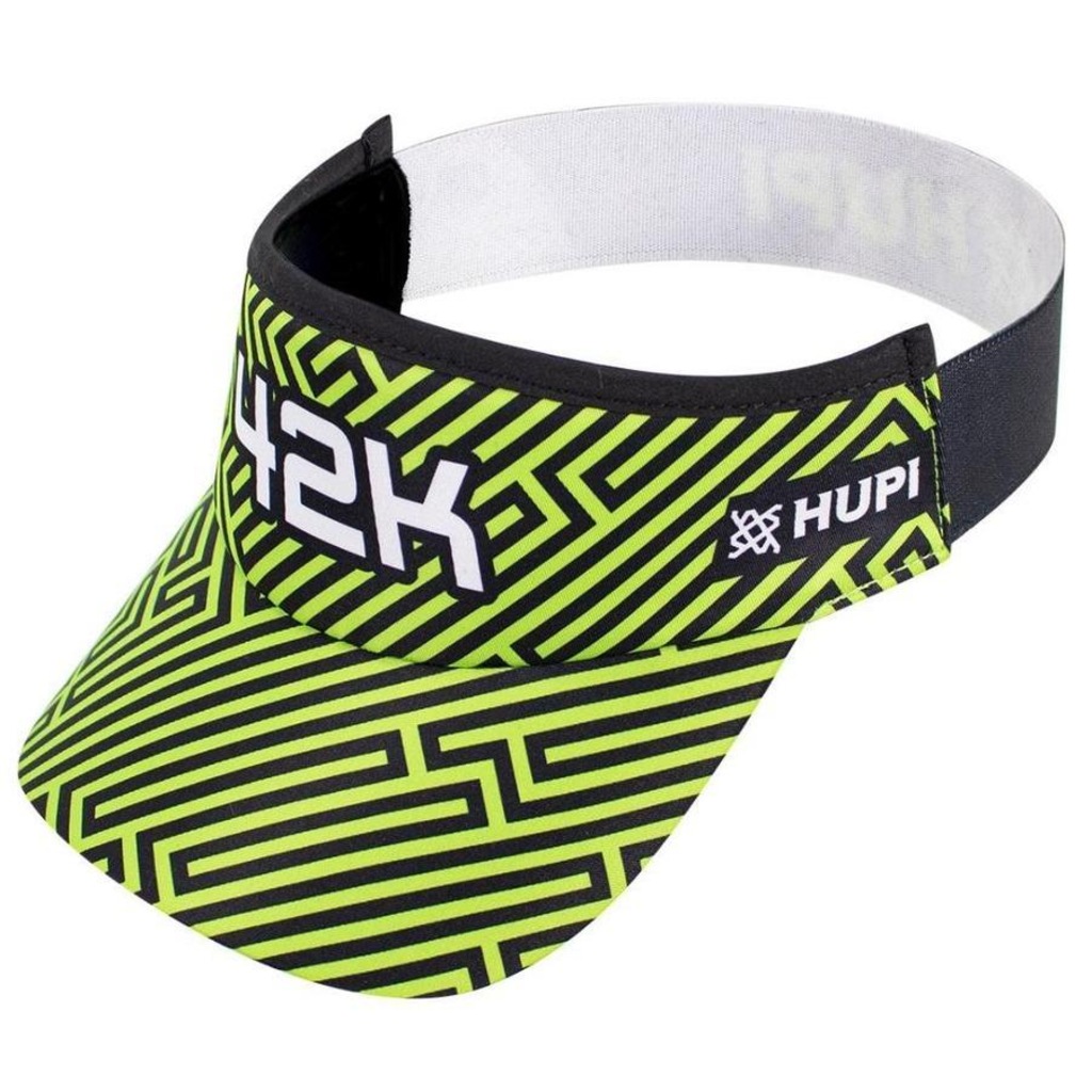Viseira para Corrida Hupi 42K Grids - Adulto