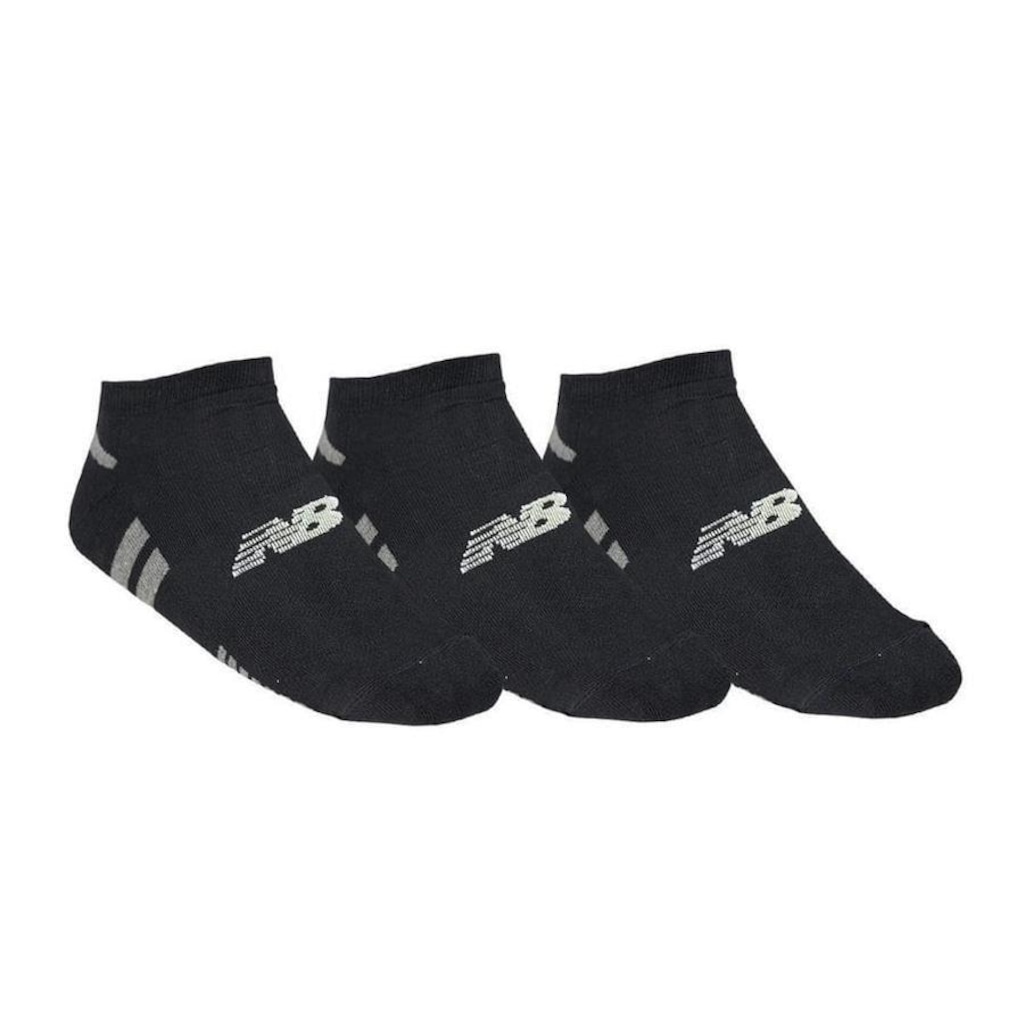 Imagem 2 do produto Kit Meias Cano Curto New Balance Basic - 3 Pares - Adulto