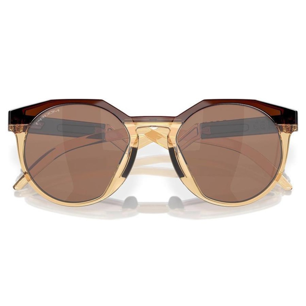 Óculos de Sol Unissex Oakley Hstn Mbappé Dark Amber/Light Curry