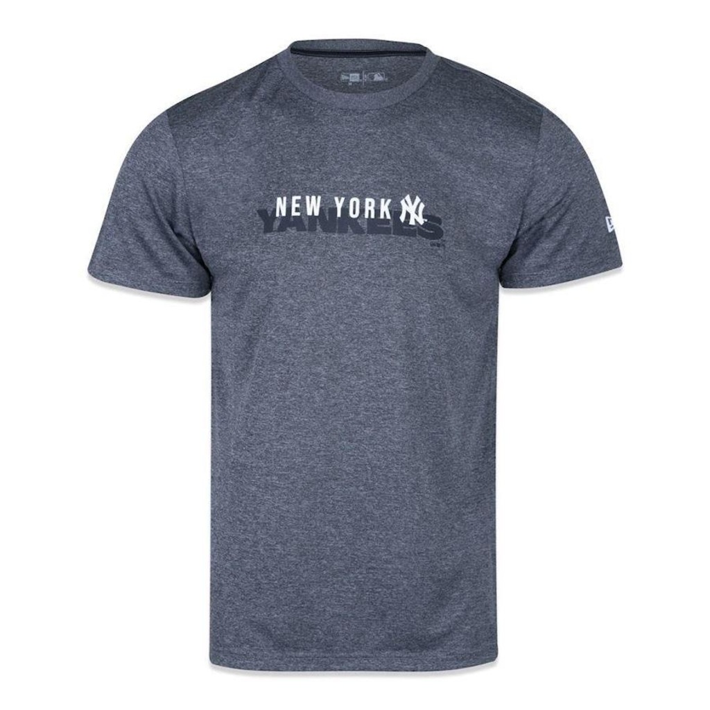 Camiseta New Era New York Yankees Mlb Tech Shadow - Masculina - Foto 1