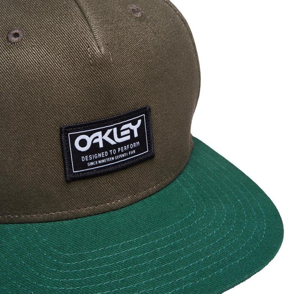 Boné Oakley Aba Reta Bond B1B New Dark Brush - Snapback - Masculino ...