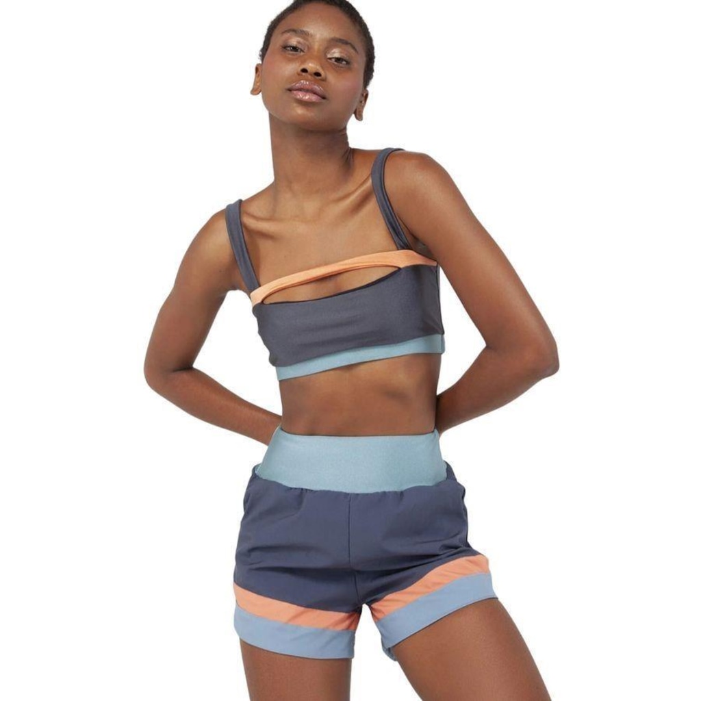 Shorts Lauf Titanium - Feminino