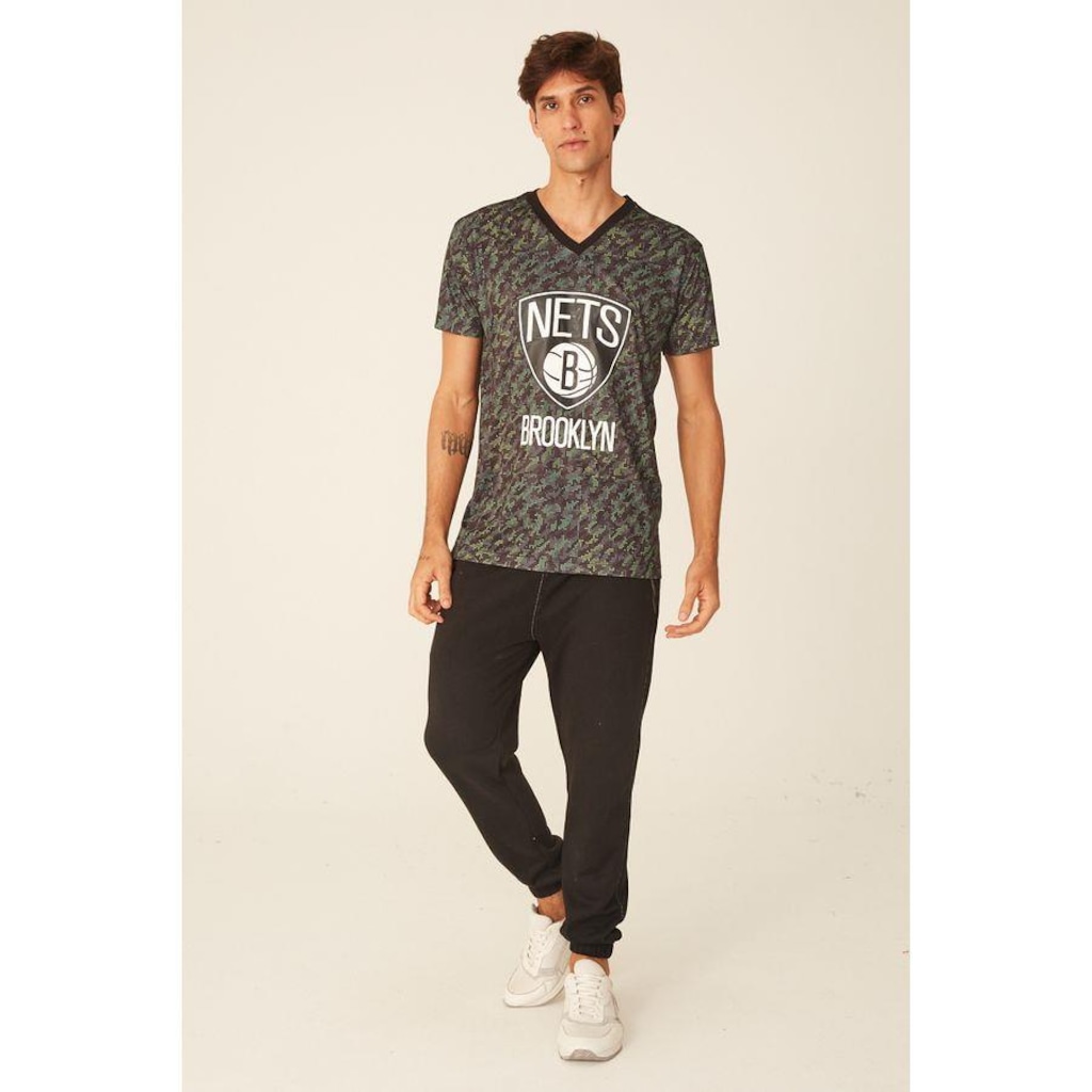 Imagem 5 do produto Camiseta NBA Especial Estampada Brooklyn Nets - Masculina