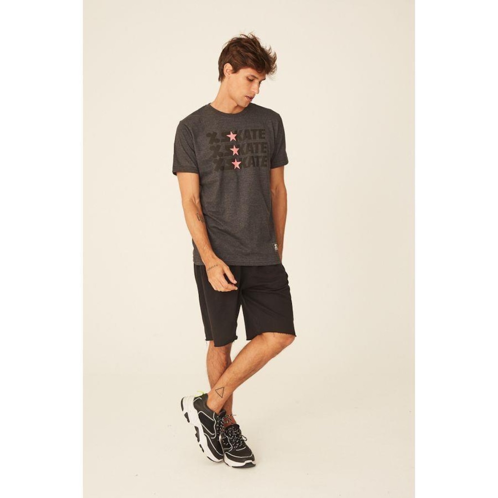 Imagem 3 do produto Camiseta Starter Estampada Collab Cemporcento Skate Cinza Mescla Escuro - Masculino