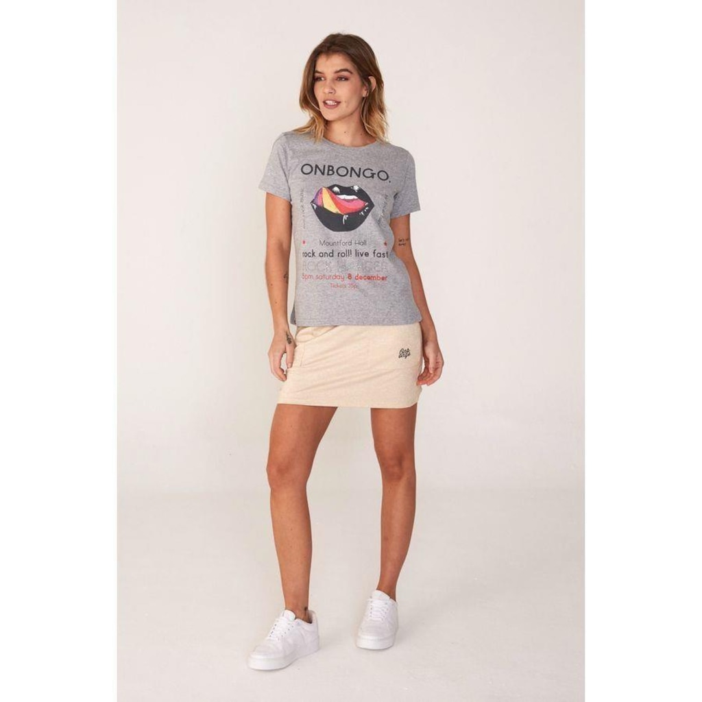 Camiseta Onbongo Estampada - Feminina