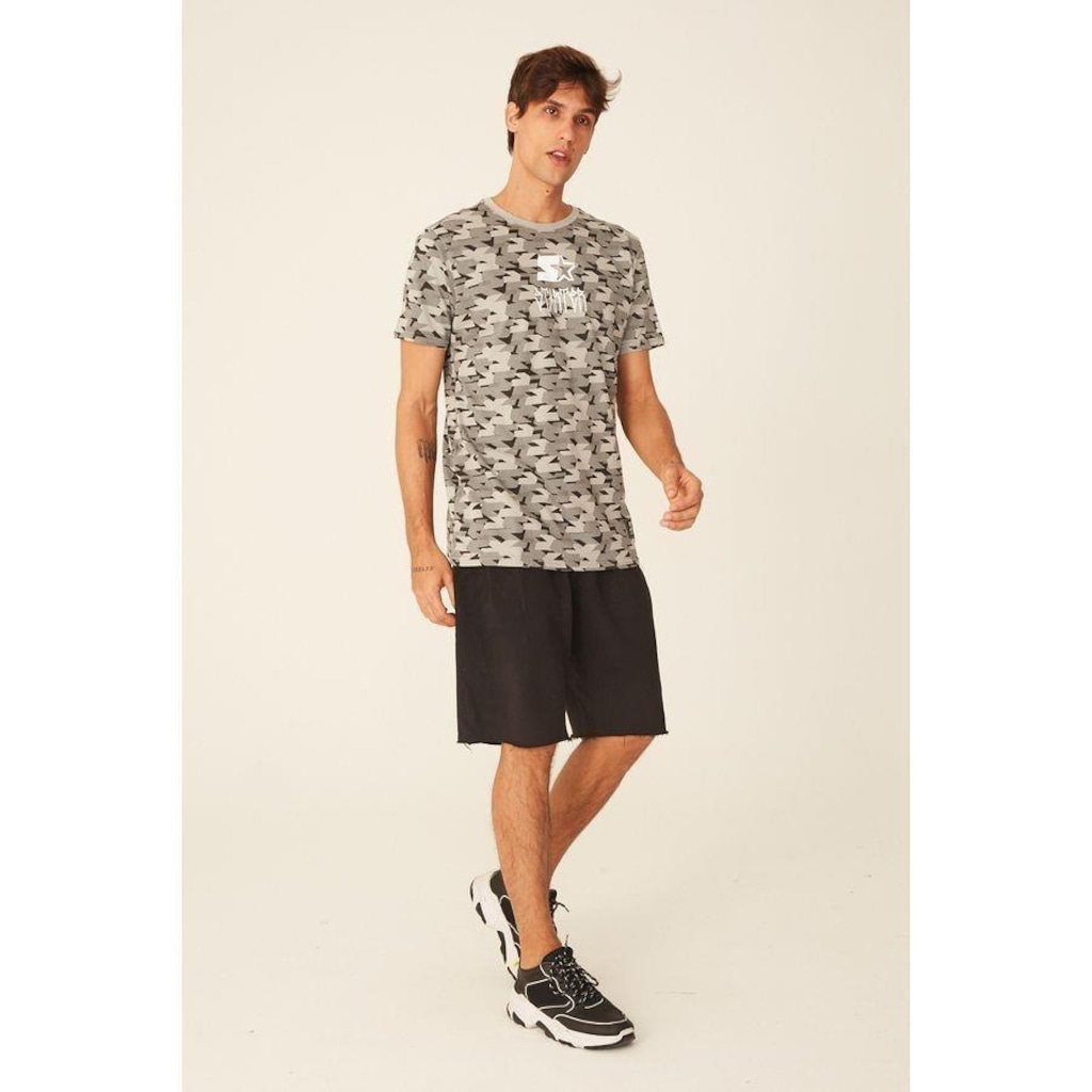Imagem 2 do produto Camiseta Starter Especial Estampada Pixo Black Label Cinza - Masculino