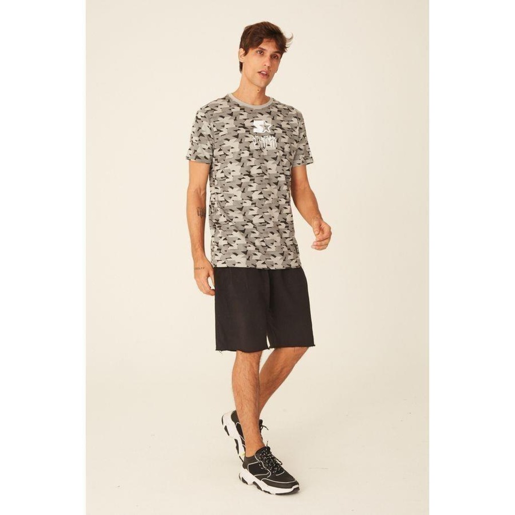Imagem 3 do produto Camiseta Starter Especial Estampada Pixo Black Label Cinza - Masculino