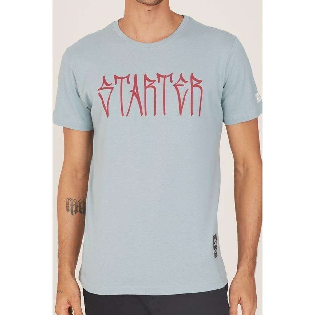 Imagem 4 do produto Camiseta Starter Estampada Azul - Masculino