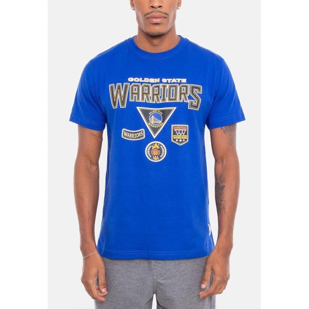 Imagem 2 do produto Camiseta NBA Patches Logo - Masculina