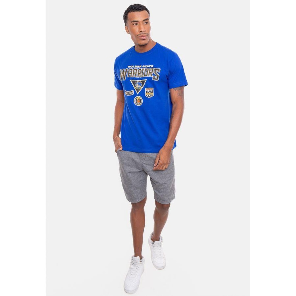 Imagem 5 do produto Camiseta NBA Patches Logo - Masculina