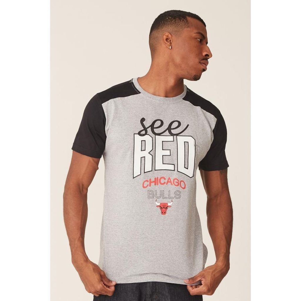 Imagem 4 do produto Camiseta NBA Especial Chicago Bulls Casual - Masculina