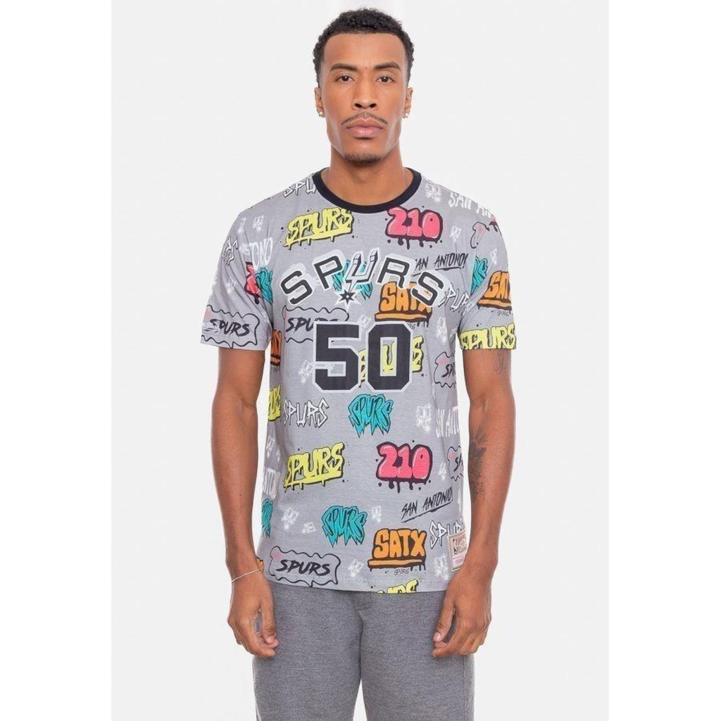 Imagem 3 do produto Camiseta Mitchell & Ness Name And Number David Robinson - Masculina