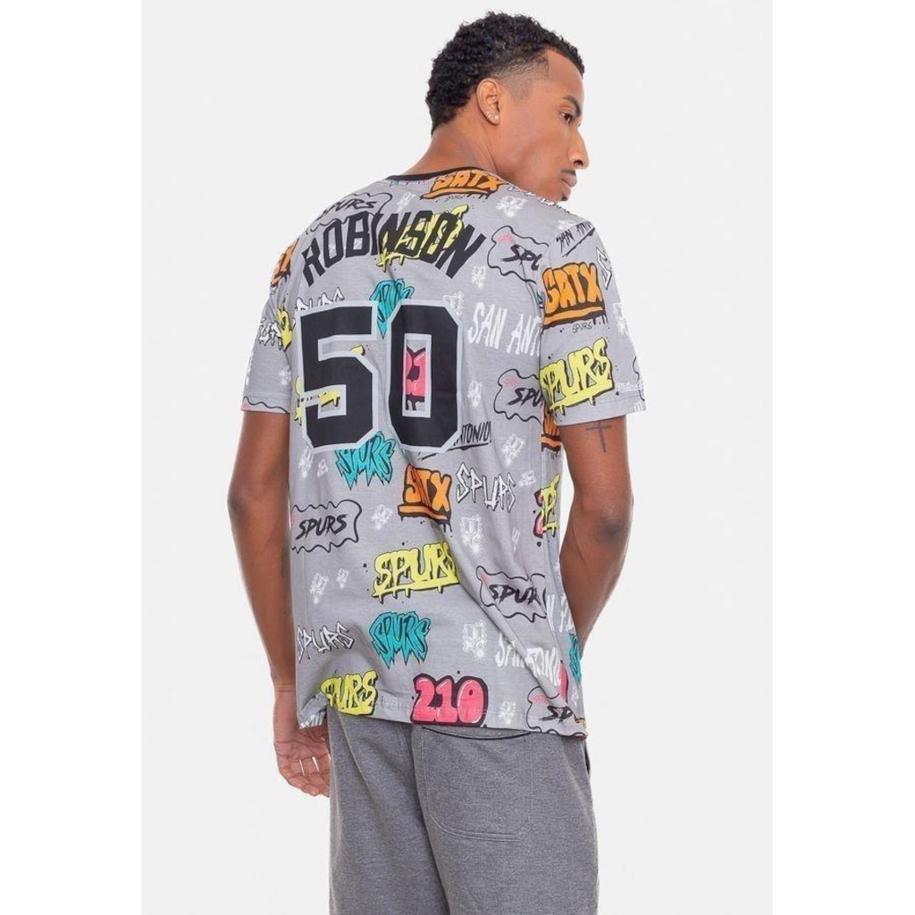 Imagem 4 do produto Camiseta Mitchell & Ness Name And Number David Robinson - Masculina