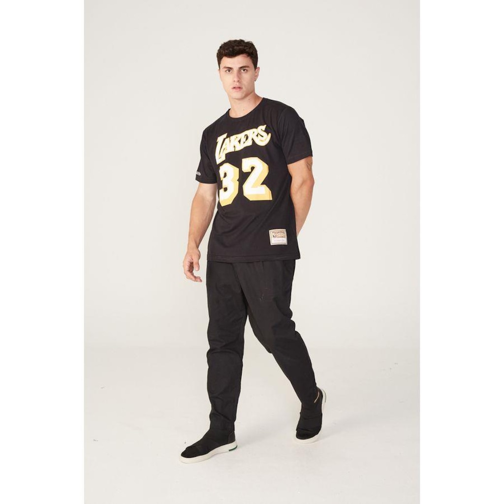 Imagem 5 do produto Camiseta Mitchell & Ness Estampada Los Angeles Lakers Magic Johnson - Masculina