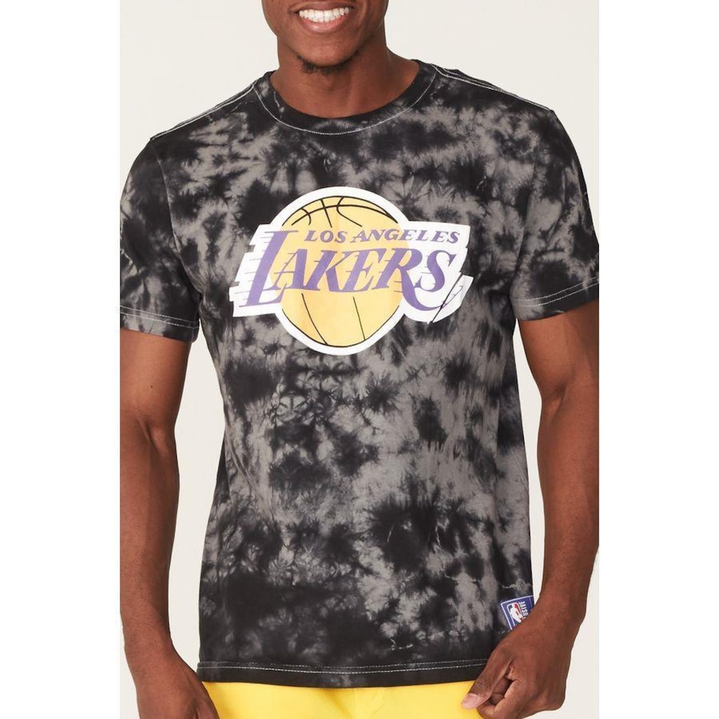 Imagem 2 do produto Camiseta Nba Estampada Los Angeles Lakers Tie Dye - Masculina