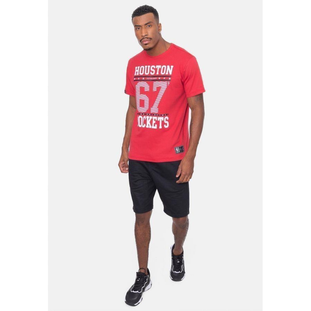 Camiseta Nba Color Year Houston Rockets - Masculina