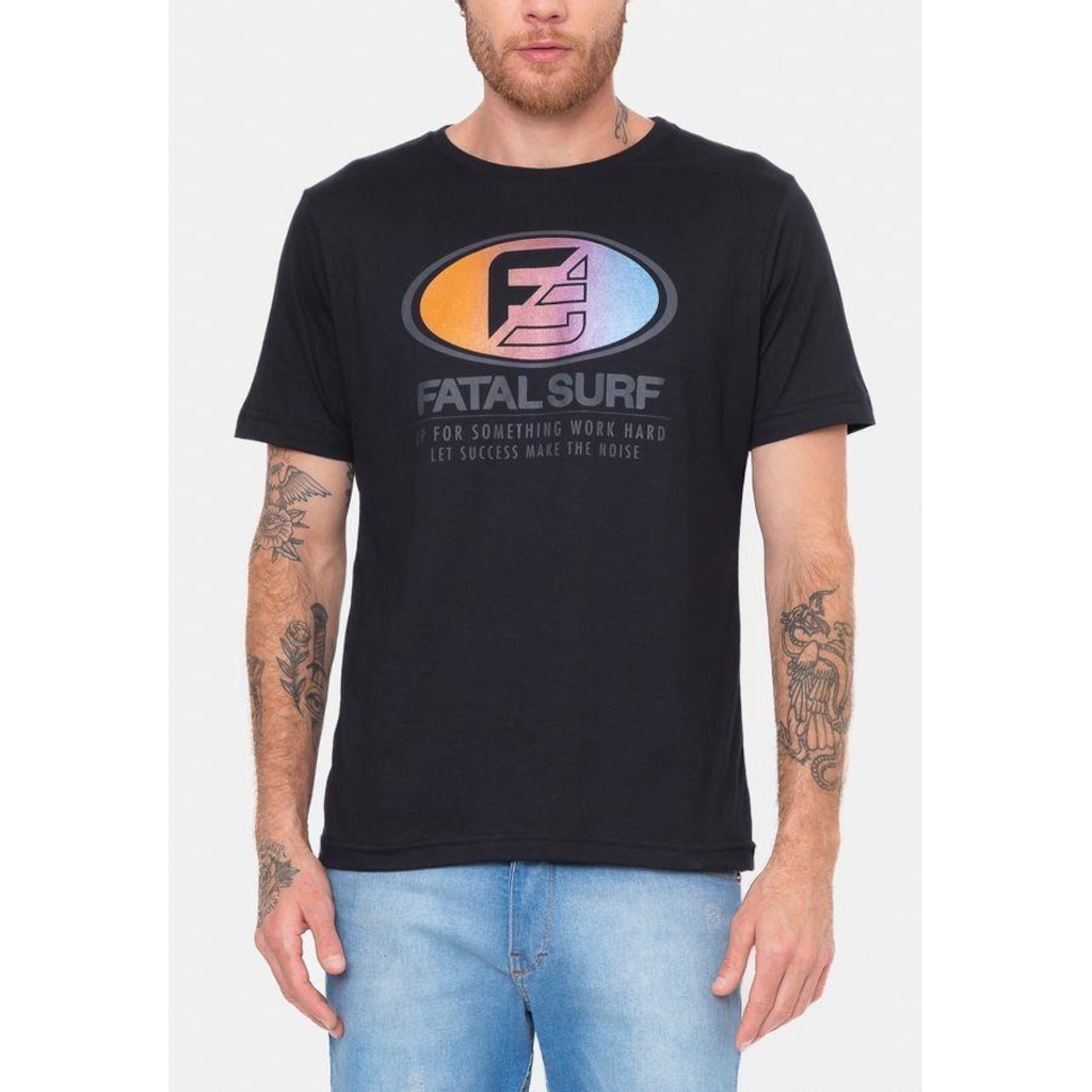 Camiseta Fatal Worn - Masculina - Foto 1
