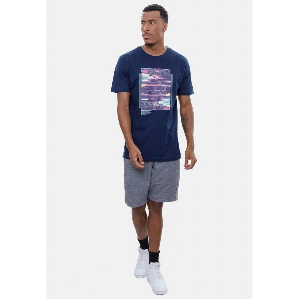 Imagem 4 do produto Camiseta Starter Estampada Azul Marinho - Masculino