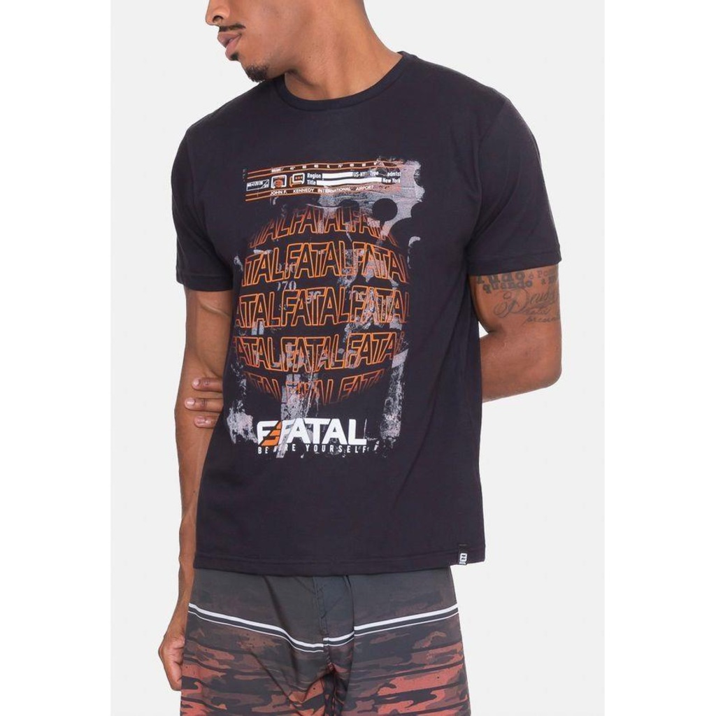 Camiseta Fatal Airport - Masculina - Foto 1