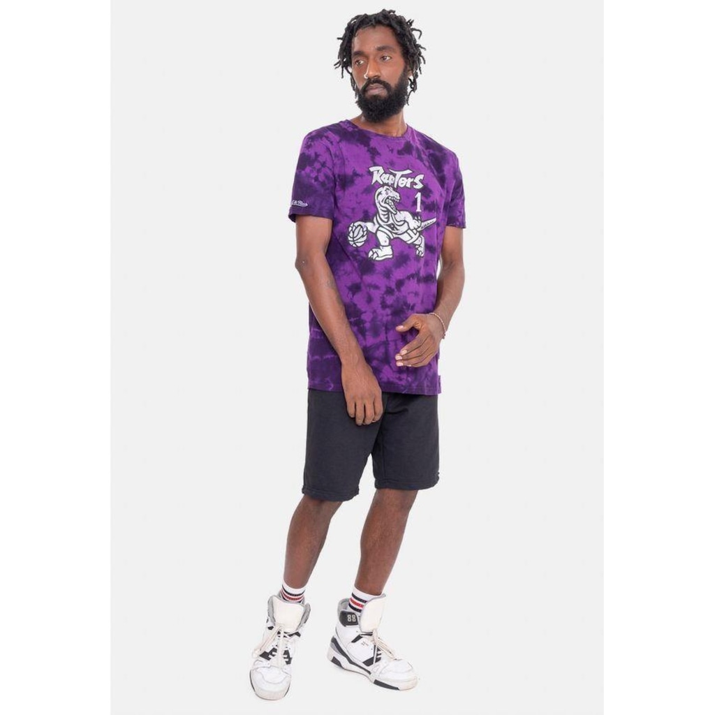 Imagem 2 do produto Camiseta Mitchell & Ness Galaxy Tie Dye Toronto Raptors Tracy Mc Grady - Masculina