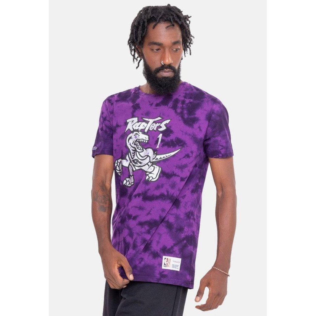 Imagem 3 do produto Camiseta Mitchell & Ness Galaxy Tie Dye Toronto Raptors Tracy Mc Grady - Masculina