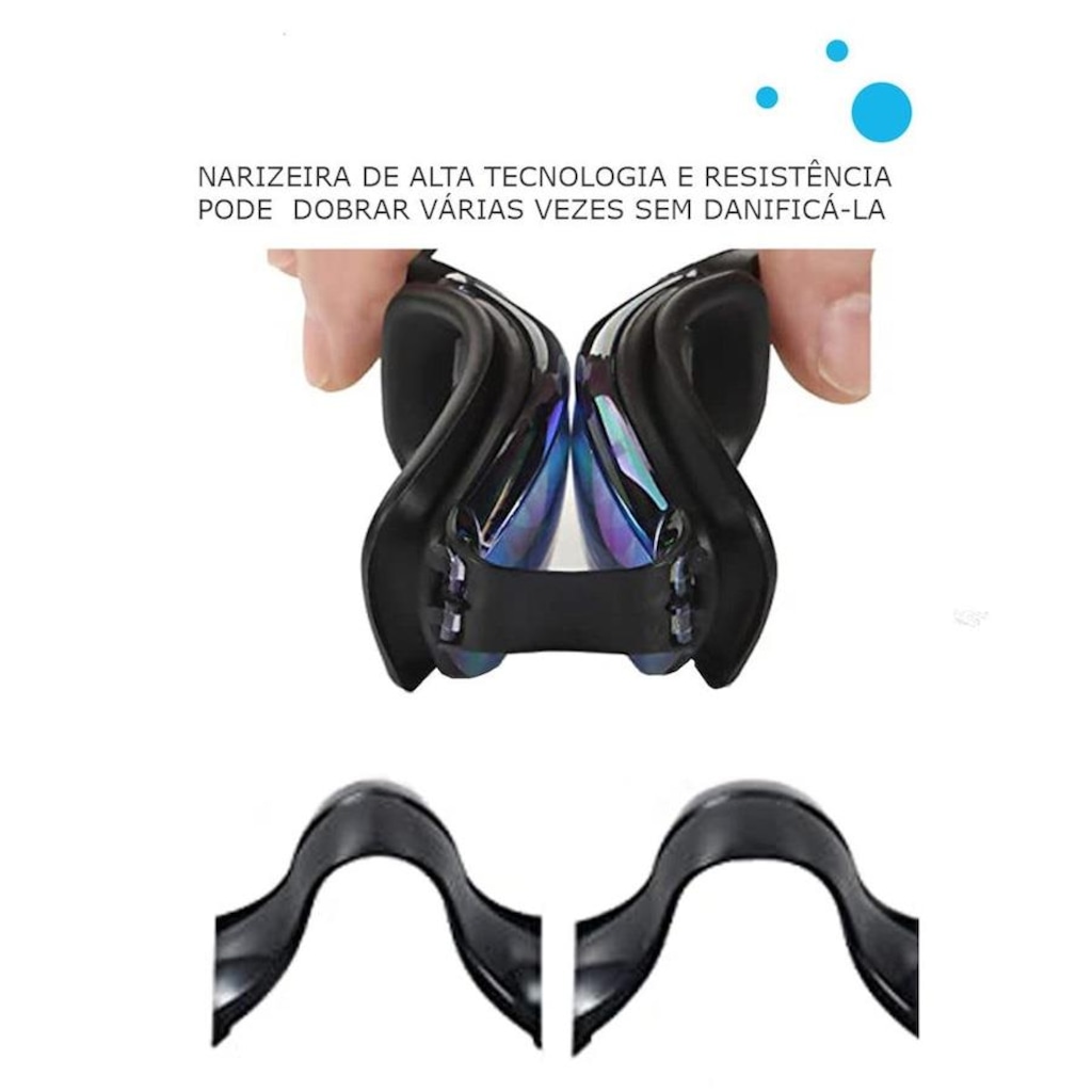 Imagem 3 do produto Óculos de Natação Gold Sports Legend Dem Mirror High Definition - Adulto