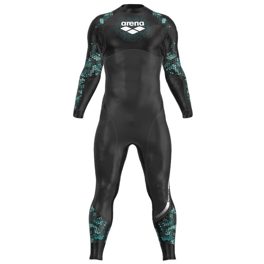 Roupa de Mergulho Wetsuit Powerskin Manga Longa Storm Arena - Masculina - Foto 1