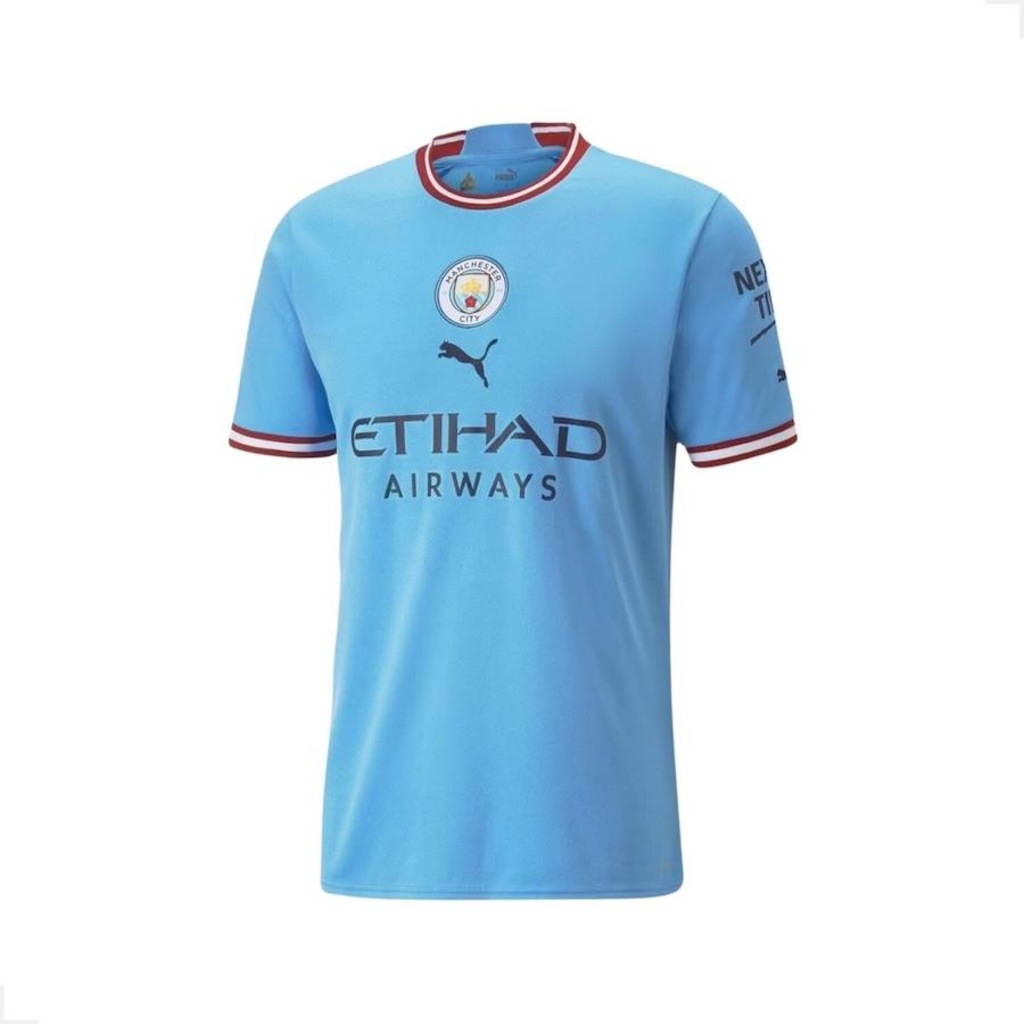 Camisa Manchester City L 22/23 765710-01 Puma - Masculina - Foto 1