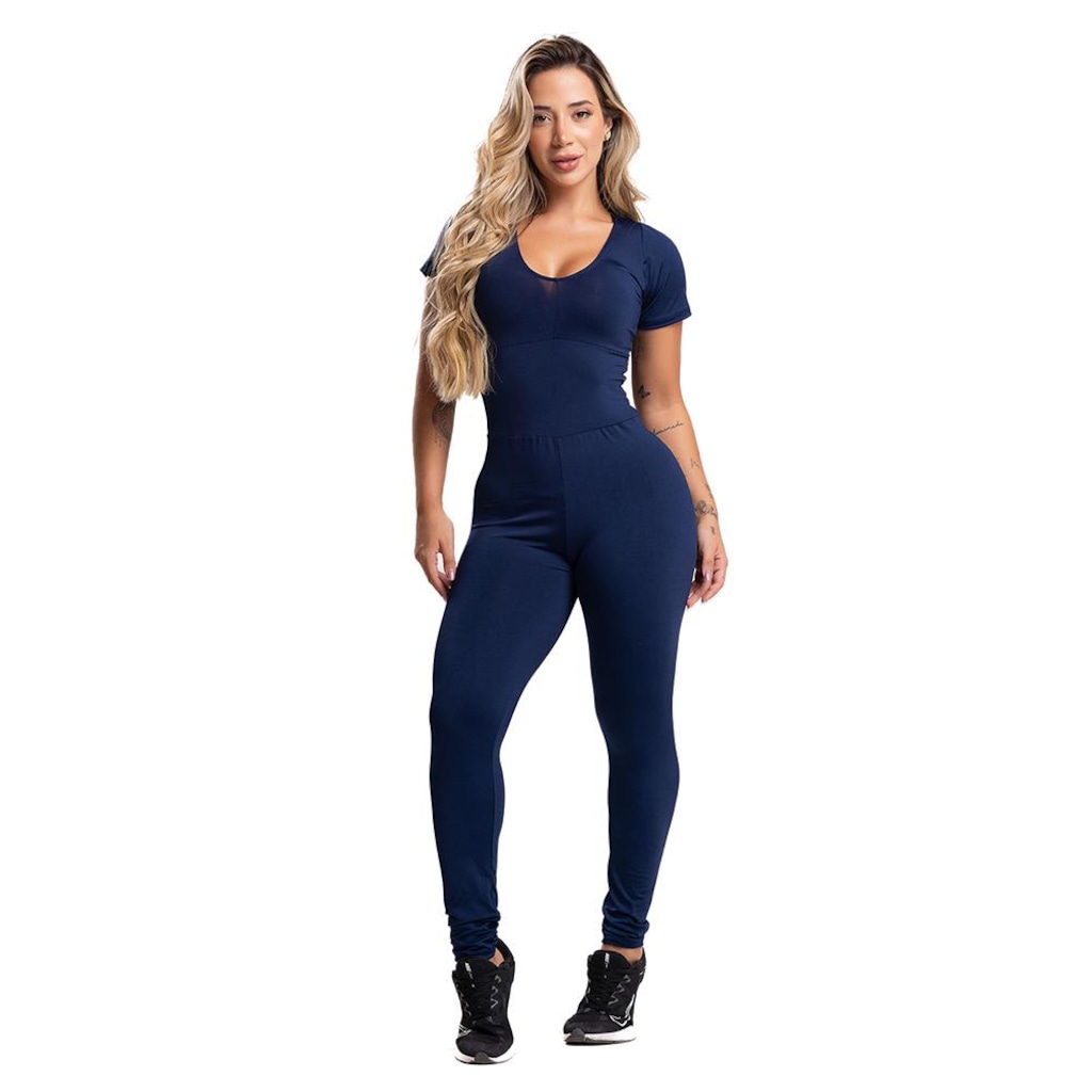 Macacão Mvb Modas Fitness Longo - Feminino