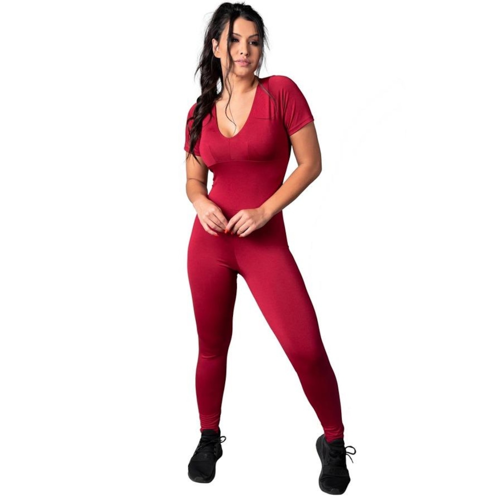 Macacão Mvb Modas Fitness Longo - Feminino