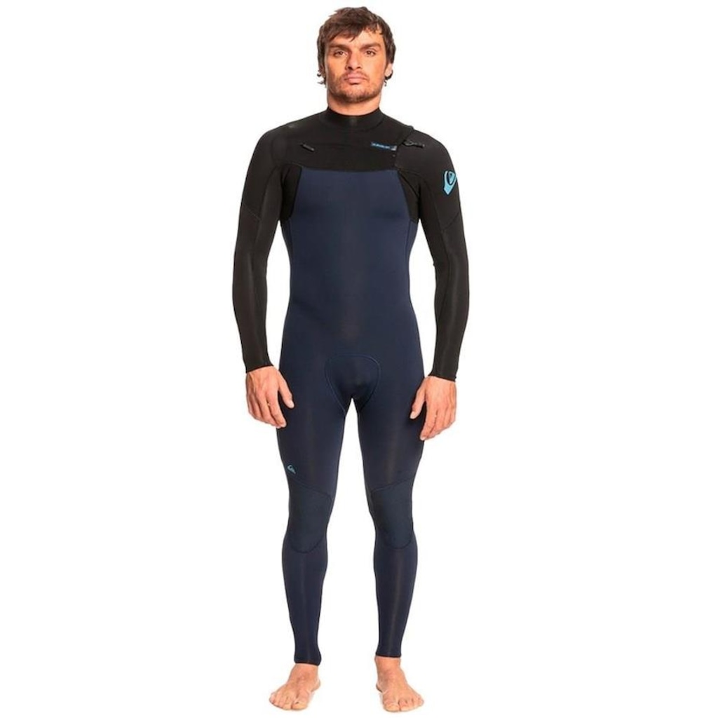 Long John Quiksilver Everyday Sessions 3/2 Chest Zip - Masculino